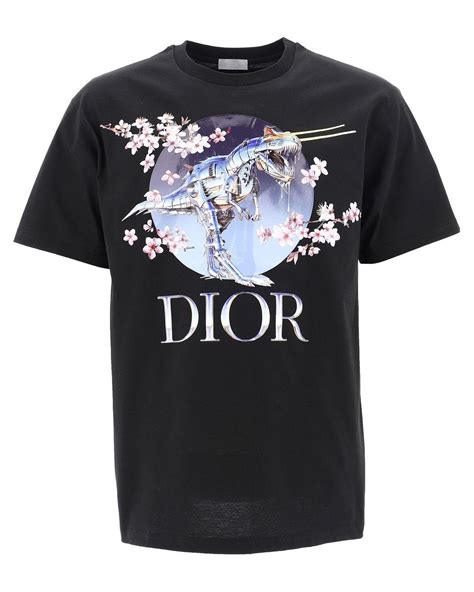 dior dinosaur tshirt|Dior x Sorayama Black 'Dinosaur' T.